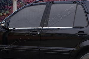 Стальные молдинги на окна дверей (низ) Omsa Line Mercedes-Benz ML-Class W164 2006-2011 ― Auto-Clover