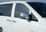 Стальные молдинги на окна дверей (низ) Omsa Line Mercedes-Benz Vito W639 2003-2014