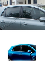 Стальные молдинги на окна дверей (низ) Omsa Line Toyota Auris 2006-2013