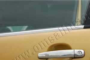Стальные молдинги на окна дверей (низ) Omsa Line Citroen C3 2002-2009 ― Auto-Clover