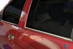 Стальные молдинги на окна дверей (низ) Omsa Line Renault Sandero 2012-2019