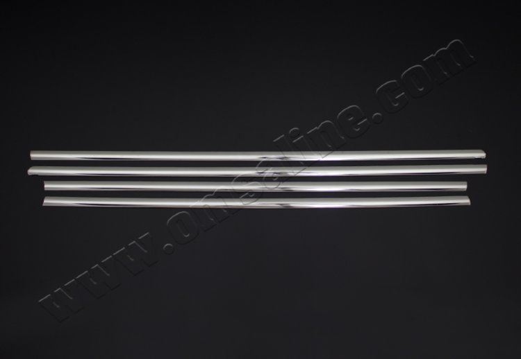 Стальные молдинги на окна дверей (низ) Omsa Line Volkswagen Golf VII 2013-2019 no.15760