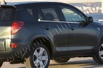 Стальные молдинги на окна дверей (низ) Omsa Line Toyota RAV4 2006-2012