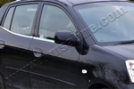 Стальные молдинги на окна дверей (низ) Omsa Line KIA Picanto 2012-2016