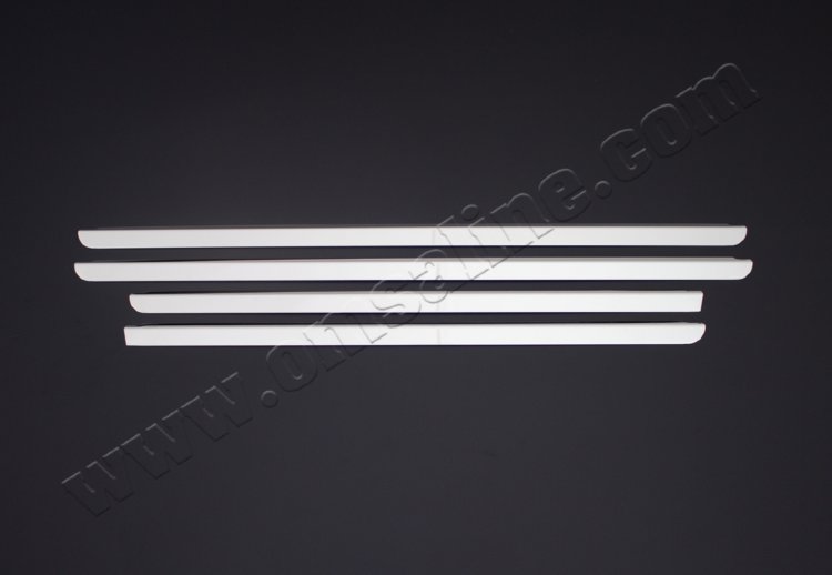 Стальные молдинги на окна дверей (низ) Omsa Line Renault Duster 2011-2019 no.16353