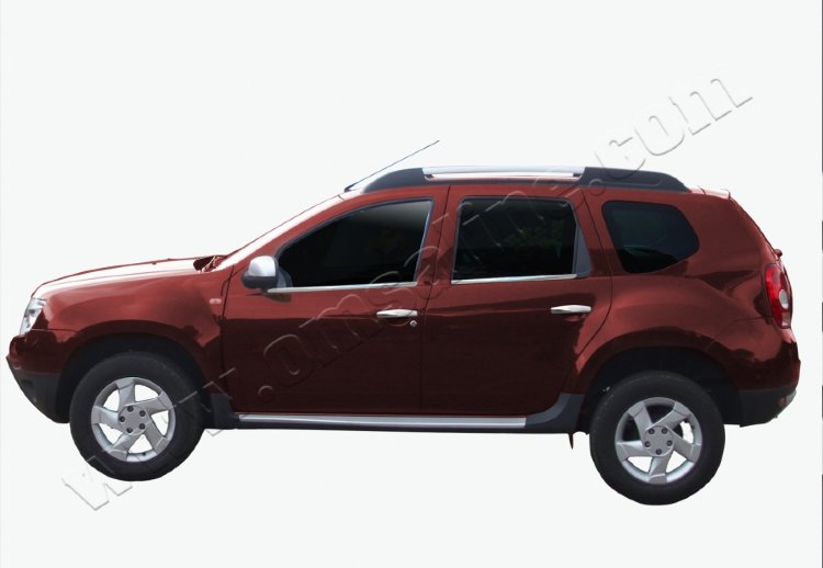 Стальные молдинги на окна дверей (низ) Omsa Line Renault Duster 2011-2019 no.16353