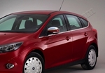 Стальные молдинги на окна дверей (низ) Omsa Line Ford Focus III 2011-2019