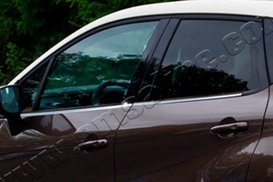 Стальные молдинги на окна дверей (низ) Omsa Line Renault Kaptur 2013-2019 ― Auto-Clover