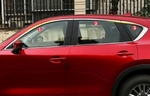 Стальные молдинги на окна дверей (верх) OEM-Tuning Mazda CX-5 2017-2019