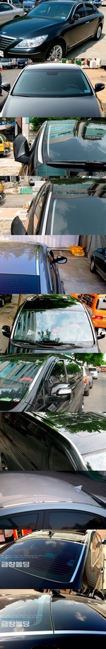 Стальные молдинги на стекла и крышу Kumchang Hyundai Grandeur TG 2005-2011