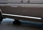 Стальные накладки на боковые двери (длинная база) Omsa Line Volkswagen Transporter T5 2003-2015