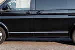Стальные накладки на боковые двери (короткая база) Omsa Line Volkswagen Transporter T5 2003-2015