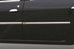 Стальные накладки на боковые двери Omsa Line Renault Logan 2004-2012