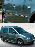 Стальные накладки на боковые двери Omsa Line Volkswagen Caddy 2003-2019