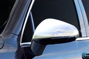 Стальные накладки на боковые зеркала Omsa Line Volkswagen Touareg II 2010-2018 ― Auto-Clover
