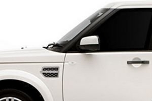 Стальные накладки на боковые зеркала Omsa Line Land Rover Discovery III 2004-2009 ― Auto-Clover