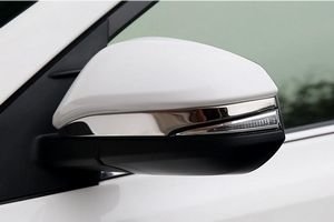 Стальные накладки на боковые зеркала Omsa Line Toyota RAV4 2013-2019 ― Auto-Clover
