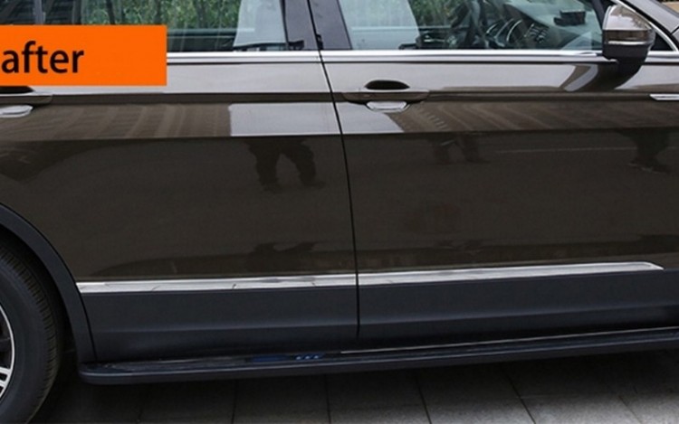 Стальные накладки на двери OEM-Tuning Volkswagen Tiguan II 2016-2019 no.5597