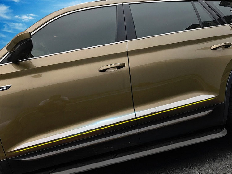Стальные накладки на двери OEM-Tuning Skoda Kodiaq 2016-2019 no.5639