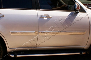 Стальные накладки на двери Omsa Line Chery Tiggo 2006-2014 ― Auto-Clover