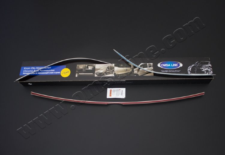 Стальные накладки на капот и фары Omsa Line Volkswagen Passat B8​ 2015-2019 no.5682