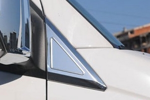 Стальные накладки на крепление зеркала Omsa Line Volkswagen Crafter 2006-2019 ― Auto-Clover