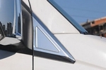 Стальные накладки на крепление зеркала Omsa Line Volkswagen Crafter 2006-2019