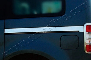 Стальные накладки на направляющие Omsa Line Volkswagen Caddy 2003-2019 ― Auto-Clover