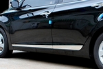 Стальные накладки на низ дверей Kumchang Chevrolet Spark 2009-2019