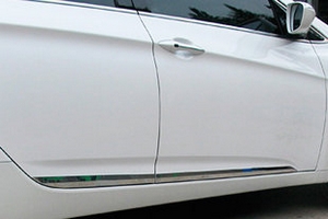 Стальные накладки на низ дверей Kumchang Hyundai i40 2011-2019 ― Auto-Clover