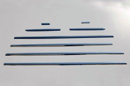 Стальные накладки на окна дверей Omsa Line Citroen С4 2005-2010 no.15570