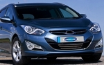 Стальные накладки на противотуманные фары Omsa Line Hyundai i40 2011-2019
