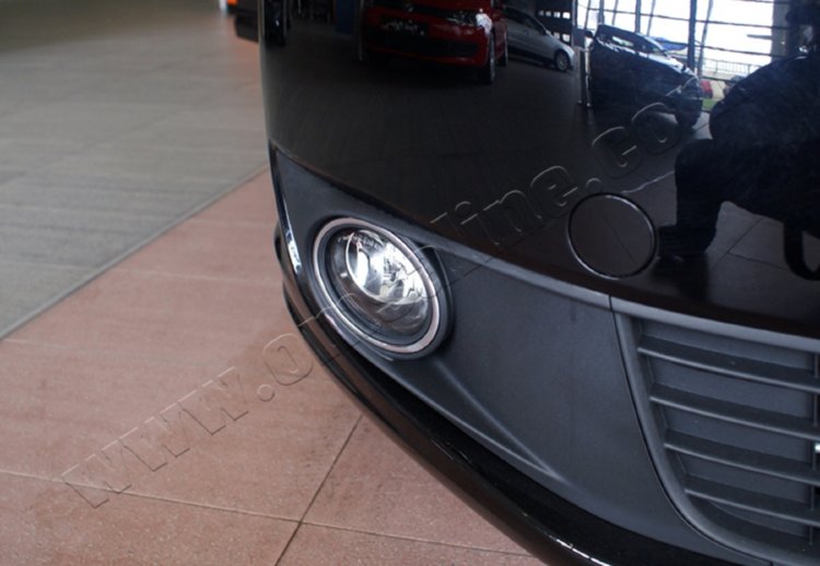 Стальные накладки на противотуманные фары Omsa Line Volkswagen Caddy 2003-2019 no.8945