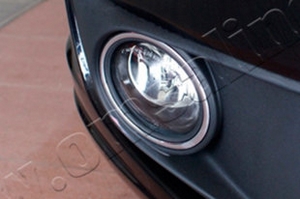 Стальные накладки на противотуманные фары Omsa Line Volkswagen Caddy 2003-2019 ― Auto-Clover