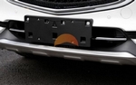Стальные накладки на решетку переднего бампера OEM-Tuning Mazda CX-5 2017-2019