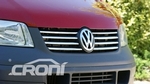 Стальные накладки на решетку радиатора Croni Volkswagen Transporter T5 2003-2015