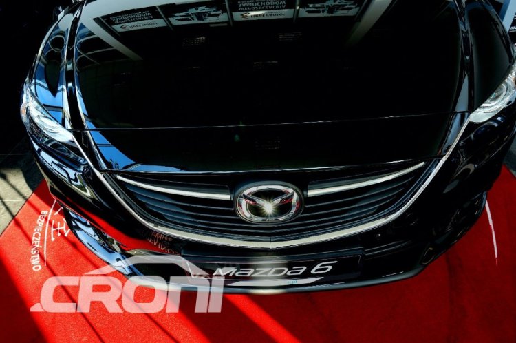 Стальные накладки на решетку радиатора Croni Mazda 6 III 2013-2019 no.3595