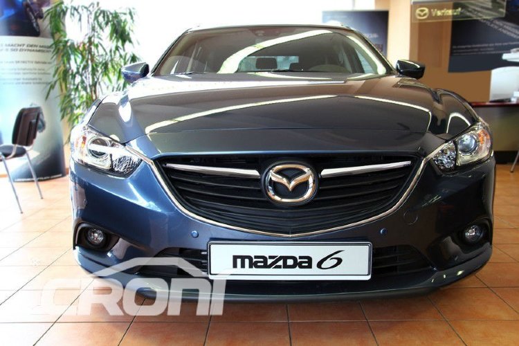 Стальные накладки на решетку радиатора Croni Mazda 6 III 2013-2019 no.3595