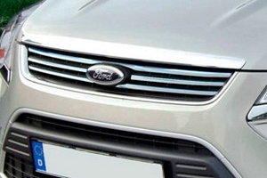 Стальные накладки на решетку радиатора Croni Ford Kuga I 2008-2012 ― Auto-Clover