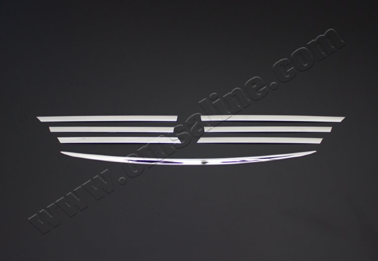 Стальные накладки на решетку радиатора Omsa Line Mercedes-Benz Vito W639 2003-2014 no.13550
