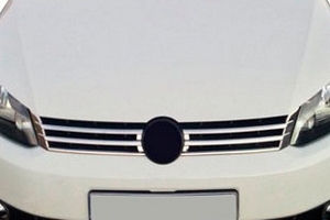 Стальные накладки на решетку радиатора Omsa Line Volkswagen Caddy 2003-2019 ― Auto-Clover