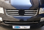 Стальные накладки на решетку радиатора Omsa Line Volkswagen Transporter T5 2003-2015