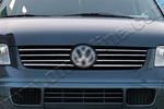Стальные накладки на решетку радиатора Omsa Line Volkswagen Transporter T5 2003-2015