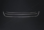 Стальные накладки на решетку воздухозаборника (3 элемента) Omsa Line Volkswagen Amarok 2010-2019