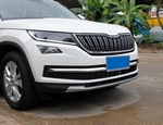 Стальные накладки на решетку воздухозаборника OEM-Tuning Skoda Kodiaq 2016-2019