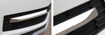 Стальные накладки на решетку воздухозаборника OEM-Tuning Skoda Kodiaq 2016-2019