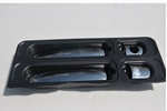 Стальные накладки на ручки дверей (2 двери) Omsa Line Volkswagen Golf V 2004-2009