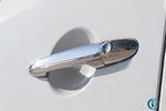 Стальные накладки на ручки дверей (4 двери) Omsa Line Volkswagen Crafter 2006-2019