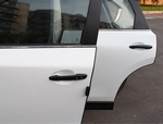 Стальные накладки на ручки дверей черный карбон OEM-Tuning Mazda CX-5 2017-2019