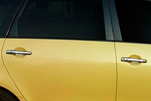 Стальные накладки на ручки дверей Omsa Line Mitsubishi Lancer IX 2003-2007 ― Auto-Clover
